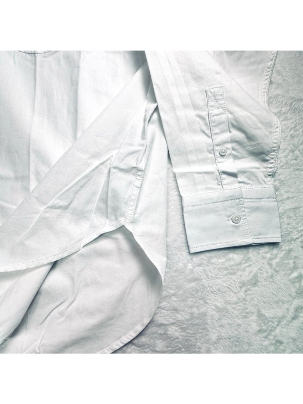 J.Crew Petite Étienne oversized shirt in lightweight Oxford White PL Button Up - Picture 11 of 16